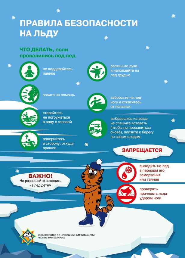 Правила безопасности на льду