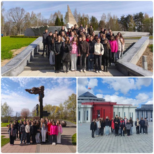 Дорогами мужества: семиклассники посетили памятные места Могилевщины