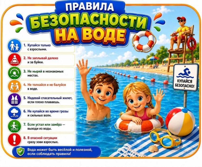 Правила безопасности на воде